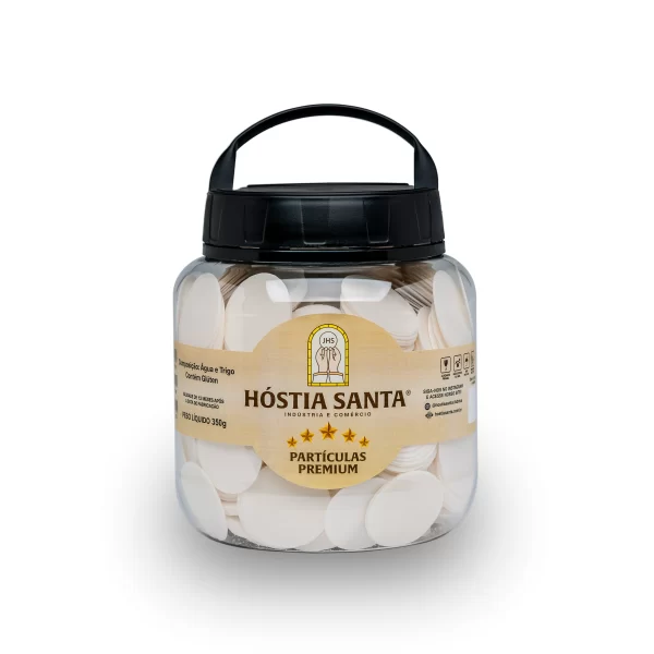Hóstias Fiéis 4cm no Pote Anti-umidade com Vedação Extra 350g