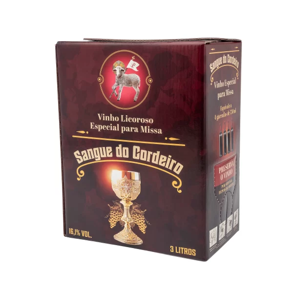 Vinho Canônico Licoroso Sangue do Cordeiro Bag 3 Litros - Image 5